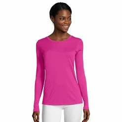 Women's Hanes® Cool Dri Long-Sleeve Performance Tee Awesome Blue 6 Women's Hanes® Cool Dri Long-Sleeve Performance Tee Awesome Blue -Hanes Shop unnamed file 1007