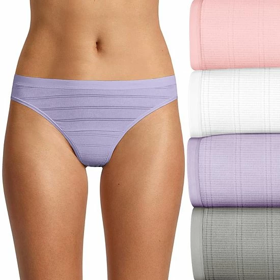 Women's Hanes Ultimate® Breathable Comfort Flex Fit 4-Pack Thong Panty Set 46CFF4 Lilac Berry Asst Women's Hanes Ultimate® Breathable Comfort Flex Fit 4-Pack Thong Panty Set 46CFF4 Lilac Berry Asst -Hanes Shop unnamed file 1026
