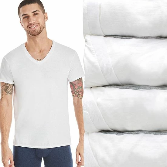 Men's Hanes Ultimate® 4-pack ComfortBlend V-Neck Tees Men's Hanes Ultimate® 4-pack ComfortBlend V-Neck Tees -Hanes Shop unnamed file 1049