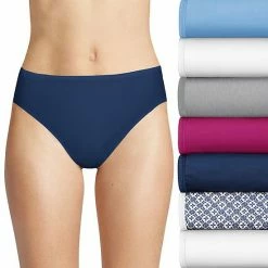 Women's Hanes Ultimate® 7-Pack Breathable Cotton Hi-Cut Panty 43H7EC Blue Boho Asst -Hanes Shop unnamed file 1056