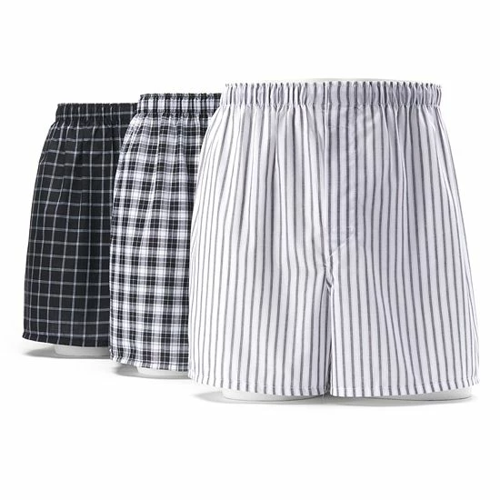 Big & Tall Hanes® 3-pack Woven Boxers Blue Big & Tall Hanes® 3-pack Woven Boxers Blue -Hanes Shop unnamed file 1080