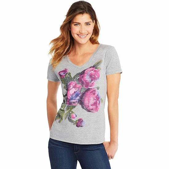 Women's Hanes® Graphic Tee Butterfly Salty Purple Women's Hanes® Graphic Tee Butterfly Salty Purple -Hanes Shop unnamed file 1100
