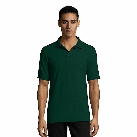 Men's Hanes® X-Temp Fresh IQ Pique Polo Deep Forest Men's Hanes® X-Temp Fresh IQ Pique Polo Deep Forest -Hanes Shop unnamed file 1118