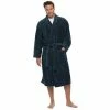 Big & Tall Hanes Ultimate Plush Soft Touch Robe Charcoal