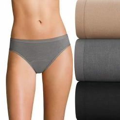 Women's Hanes Ultimate® Comfort, Period.™ 3-pk Bikini Moderate Leak Period Pant 42FDM3