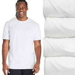 Big & Tall Hanes Ultimate® FreshIQ® Crewneck 4-Pack Tees