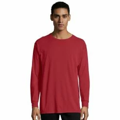 Men's Hanes® ComfortWash Garment-Dyed Tee Horizon Orange -Hanes Shop unnamed file 1187