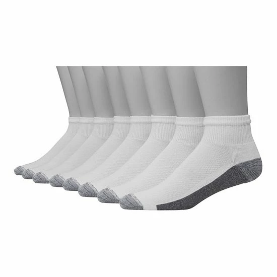Men's Hanes Ultimate® 8-Pack X-Temp Ultra Cushion Ankle Socks White Men's Hanes Ultimate® 8-Pack X-Temp Ultra Cushion Ankle Socks White -Hanes Shop unnamed file 119