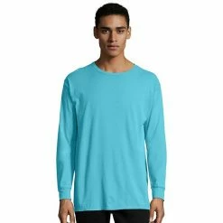 Men's Hanes® ComfortWash Garment-Dyed Tee Horizon Orange -Hanes Shop unnamed file 1193