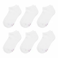 Girls' Hanes UltimateĀ® 6-Pack Low Cut Socks