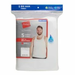 Big & Tall Hanes Ultimate® Cool Comfort® 5-Pack Tanks -Hanes Shop unnamed file 1217