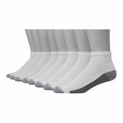 Men's Hanes Ultimate® 8-Pack X-Temp Ultra Cushion Ankle Socks White 4 Men's Hanes Ultimate® 8-Pack X-Temp Ultra Cushion Ankle Socks White -Hanes Shop unnamed file 123