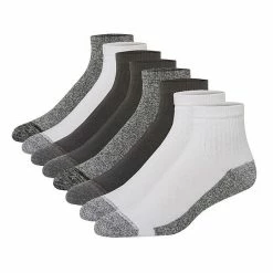 Men's Hanes Ultimate® 8-Pack X-Temp Ultra Cushion Ankle Socks White 5 Men's Hanes Ultimate® 8-Pack X-Temp Ultra Cushion Ankle Socks White -Hanes Shop unnamed file 124