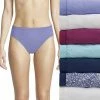 Women's Hanes Ultimate® 6+1 Bonus Pack Cotton High-Cut Panty Set 43H7CC Aqoi Light Buff