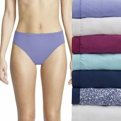 Women's Hanes Ultimate® 6+1 Bonus Pack Cotton High-Cut Panty Set 43H7CC Aqoi Light Buff