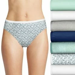 Women's Hanes Ultimate® 6+1 Bonus Pack Cotton High-Cut Panty Set 43H7CC Aqoi Light Buff -Hanes Shop unnamed file 1260