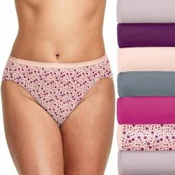 Women's Hanes Ultimate® 6+1 Bonus Pack Cotton High-Cut Panty Set 43H7CC Aqoi Light Buff -Hanes Shop unnamed file 1261