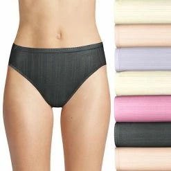 Women's Hanes Ultimate® 6+1 Bonus Pack Cotton High-Cut Panty Set 43H7CC Aqoi Light Buff -Hanes Shop unnamed file 1262