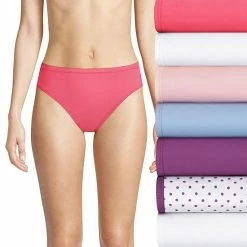 Women's Hanes Ultimate® 6+1 Bonus Pack Cotton High-Cut Panty Set 43H7CC Aqoi Light Buff -Hanes Shop unnamed file 1266