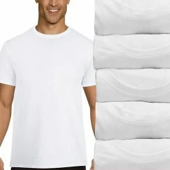 Men's Hanes Ultimate® 4 Pack + 1 Bonus X-Temp™ Mesh Crewneck Tee
