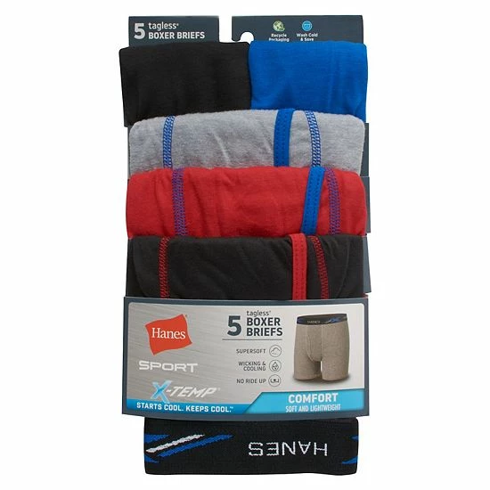 Boys 6-20 Hanes Ultimate® 5-Pack X-Temp® Cooling Boxer Briefs Blue Gray Black Lime Boys 6-20 Hanes Ultimate® 5-Pack X-Temp® Cooling Boxer Briefs Blue Gray Black Lime -Hanes Shop unnamed file 1283