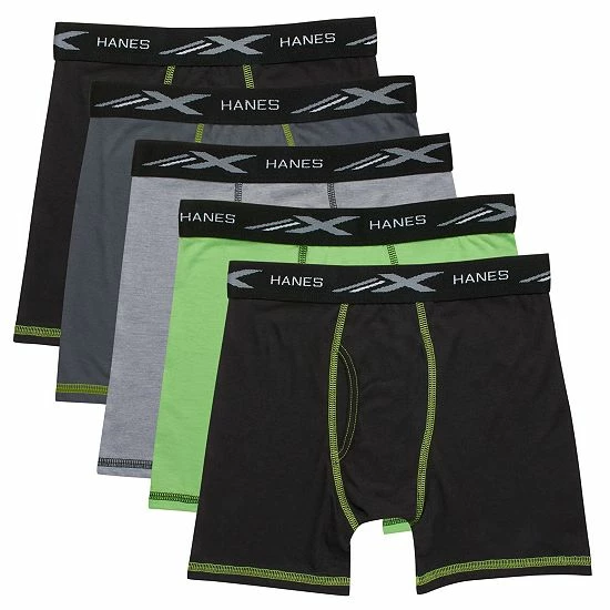 Boys 6-20 Hanes Ultimate® 5-Pack X-Temp® Cooling Boxer Briefs Blue Gray Black Lime Boys 6-20 Hanes Ultimate® 5-Pack X-Temp® Cooling Boxer Briefs Blue Gray Black Lime -Hanes Shop unnamed file 1288