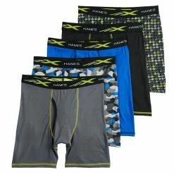 Boys 6-20 Hanes Ultimate® 5-Pack X-Temp® Cooling Boxer Briefs Blue Gray Black Lime 8 Boys 6-20 Hanes Ultimate® 5-Pack X-Temp® Cooling Boxer Briefs Blue Gray Black Lime -Hanes Shop unnamed file 1289