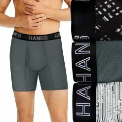 Men's Hanes Ultimate® ComfortFlex Fit 3-pack Boxer Briefs Black White 6 Men's Hanes Ultimate® ComfortFlex Fit 3-pack Boxer Briefs Black White -Hanes Shop unnamed file 1302
