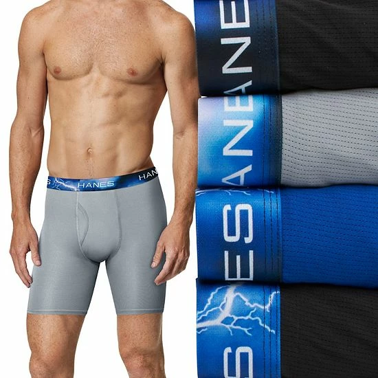 Men's Hanes Ultimate® 4-pack X-Temp Air Mesh Longer-Leg Boxer Briefs Men's Hanes Ultimate® 4-pack X-Temp Air Mesh Longer-Leg Boxer Briefs -Hanes Shop unnamed file 1307
