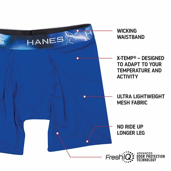 Men's Hanes Ultimate® 4-pack X-Temp Air Mesh Longer-Leg Boxer Briefs Men's Hanes Ultimate® 4-pack X-Temp Air Mesh Longer-Leg Boxer Briefs -Hanes Shop unnamed file 1312
