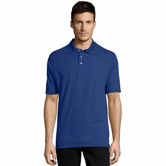 Men's Hanes® X-temp Jersey Polo Black Men's Hanes® X-temp Jersey Polo Black -Hanes Shop unnamed file 1330