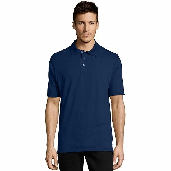 Men's Hanes® X-temp Jersey Polo Black Men's Hanes® X-temp Jersey Polo Black -Hanes Shop unnamed file 1331