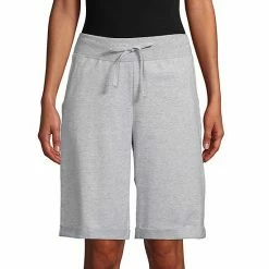 Women's Hanes® French-Terry Bermuda Shorts Light Steel -Hanes Shop unnamed file 1372