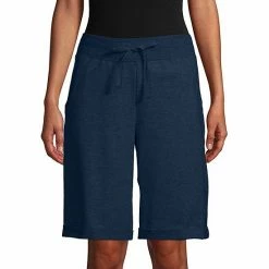 Women's Hanes® French-Terry Bermuda Shorts Light Steel -Hanes Shop unnamed file 1374