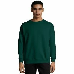 Men's Hanes® EcoSmart Fleece Sweatshirt Deep Forest -Hanes Shop unnamed file 138