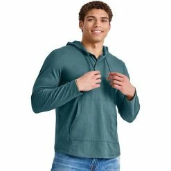 Men's Hanes Originals Tri-Blend Jersey Pullover Hoodie Red River Clay Heather -Hanes Shop unnamed file 1390