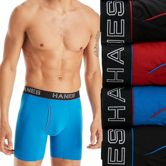 Men's Hanes Ultimate® ComfortFlex Fit 4-Pack Boxer Briefs Black Gray Men's Hanes Ultimate® ComfortFlex Fit 4-Pack Boxer Briefs Black Gray -Hanes Shop unnamed file 1426