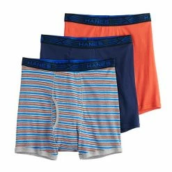 Big & Tall Hanes® 3-pack X-Temp Boxer Briefs Navy Stripe Red -Hanes Shop unnamed file 1476