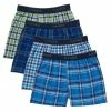 Boys 6-20 Hanes Ultimate® 4-Pack Woven Boxers With Comfort Flex® Waistband