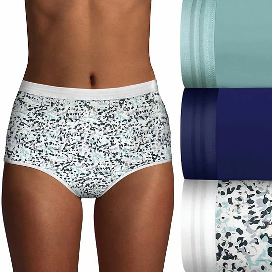 Women's Hanes Ultimate® 3-pack ComfortBlend Stretch X-Temp Briefs 40XTSA Fleur Burst Asst Women's Hanes Ultimate® 3-pack ComfortBlend Stretch X-Temp Briefs 40XTSA Fleur Burst Asst -Hanes Shop unnamed file 1499