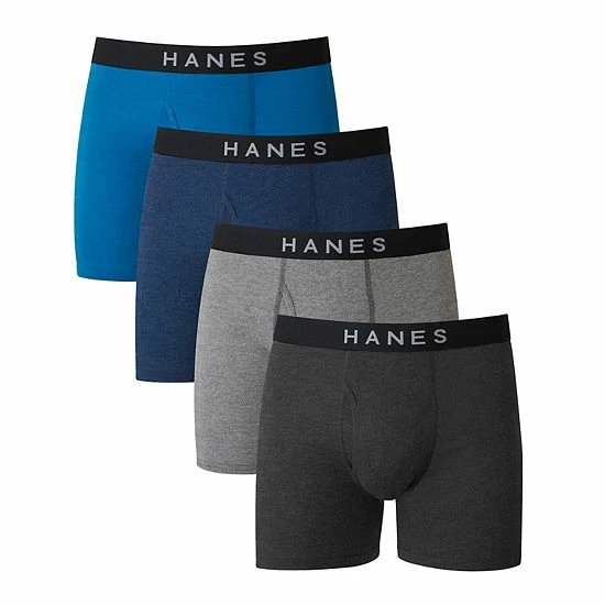 Men's Hanes® 4-pack ComfortBlend Fresh IQ Boxer Briefs 5 Men's Hanes® 4-pack ComfortBlend Fresh IQ Boxer Briefs - Image 5