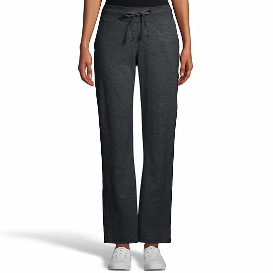 Women's Hanes® Pocket French Terry Pants Navy 1 Women's Hanes® Pocket French Terry Pants Navy