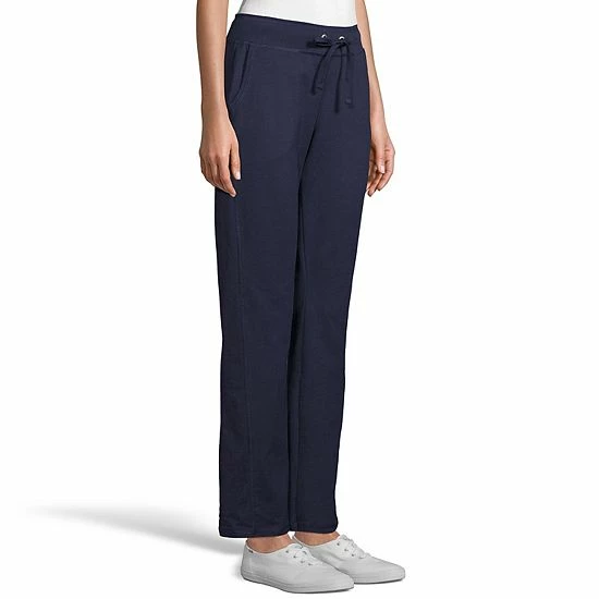 Women's Hanes® Pocket French Terry Pants Navy 3 Women's Hanes® Pocket French Terry Pants Navy - Image 3