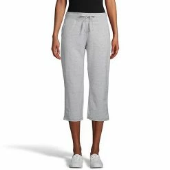 Women's Hanes® French Terry Pocket Capris Light Steel 5 Women's Hanes® French Terry Pocket Capris Light Steel -Hanes Shop unnamed file 1632