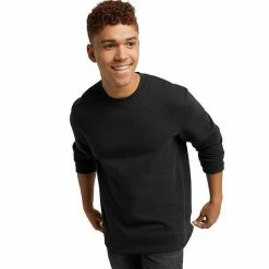 Men's Hanes Originals Sweatshirt Black -Hanes Shop unnamed file 1657