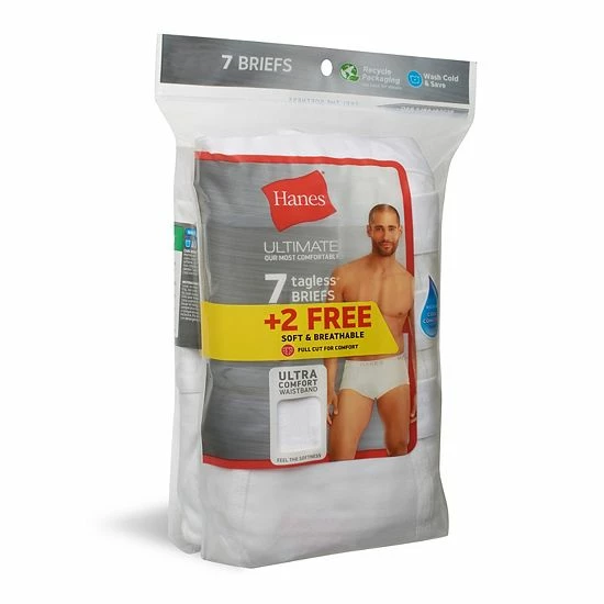 Men's Hanes Ultimate® 7-pack + 2 Bonus Full-Cut Briefs Men's Hanes Ultimate® 7-pack + 2 Bonus Full-Cut Briefs -Hanes Shop unnamed file 171