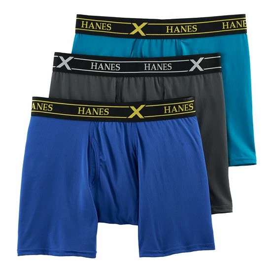 Men's Hanes® X-Temp Air Boxer Briefs Black Gray Men's Hanes® X-Temp Air Boxer Briefs Black Gray -Hanes Shop unnamed file 1720