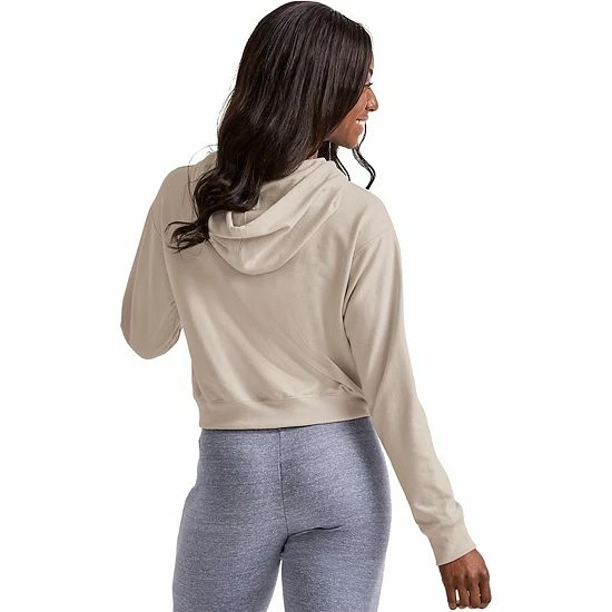 Women's Hanes® Cropped Fleece Hoodie Concrete Pe Heather Women's Hanes® Cropped Fleece Hoodie Concrete Pe Heather -Hanes Shop unnamed file 1739