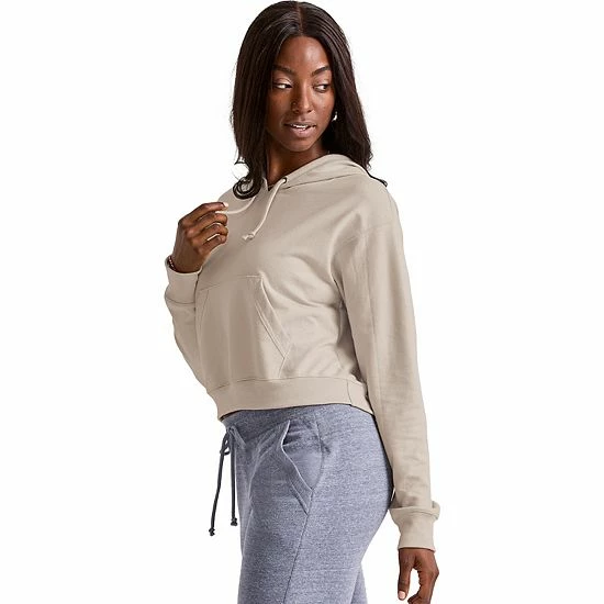 Women's Hanes® Cropped Fleece Hoodie Concrete Pe Heather Women's Hanes® Cropped Fleece Hoodie Concrete Pe Heather -Hanes Shop unnamed file 1740