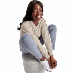 Women's Hanes® Cropped Fleece Hoodie Concrete Pe Heather 6 Women's Hanes® Cropped Fleece Hoodie Concrete Pe Heather -Hanes Shop unnamed file 1744